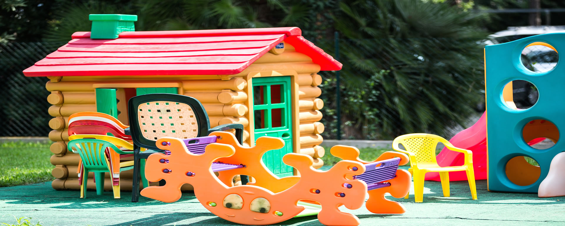 Hotel per bambini con area giochi 